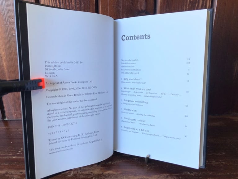 Birds. Bill Oddie’s Little Black Bird Book. Hardback. As New