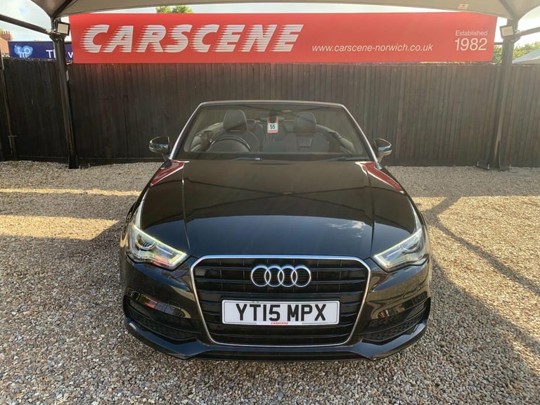 2015 Audi A3 Cabriolet 1.4 TFSI CoD S line Euro 6 (s/s) 2dr CONVERTIBLE Petrol Manual