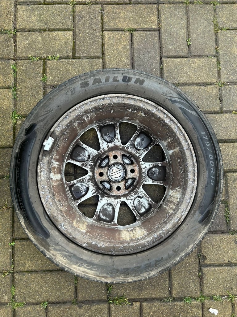 Nissan Micra K13 15” Wheel & Tyre 2010–17 Sailun Atrezzo Eco Tyres  175/60 R15