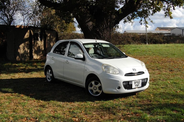NISSAN MICRA MARCH White Auto Petrol 2010