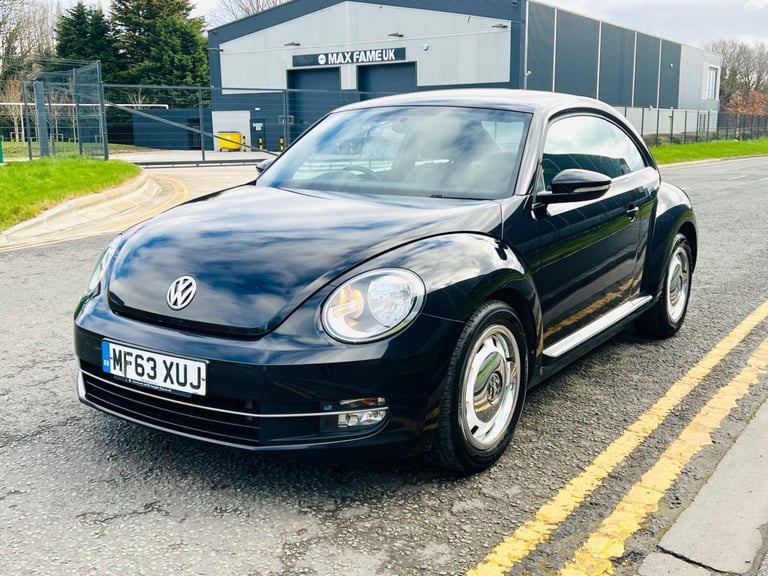 2013/63 VW BEETLE 1.6 TDI BLUEMOTION TECH DESIGN-BLACK-LOVELY WELL KEPT EXAMPLE!
