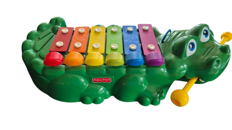 image for Fisher price alligator xylophone