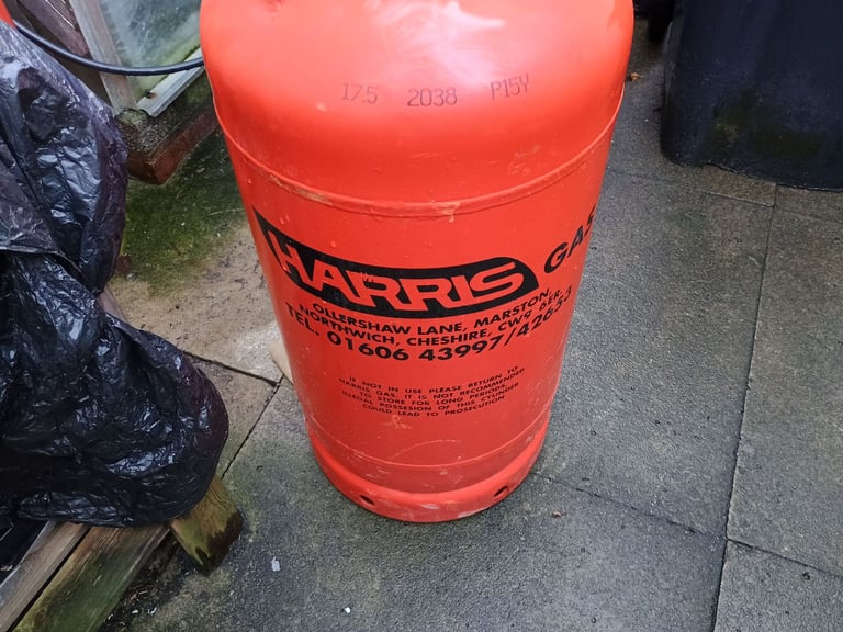 PROPANE HARRIS GAS - [only x1 left] 18kg FULL BOTTLE £80 CASH