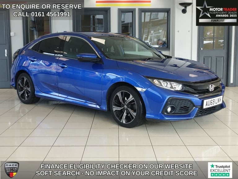 2019 Honda Civic 1.0 VTEC Turbo SR Hatchback 5dr Petrol CVT Euro 6 (s/s) (126 ps) Hatchback Petro...