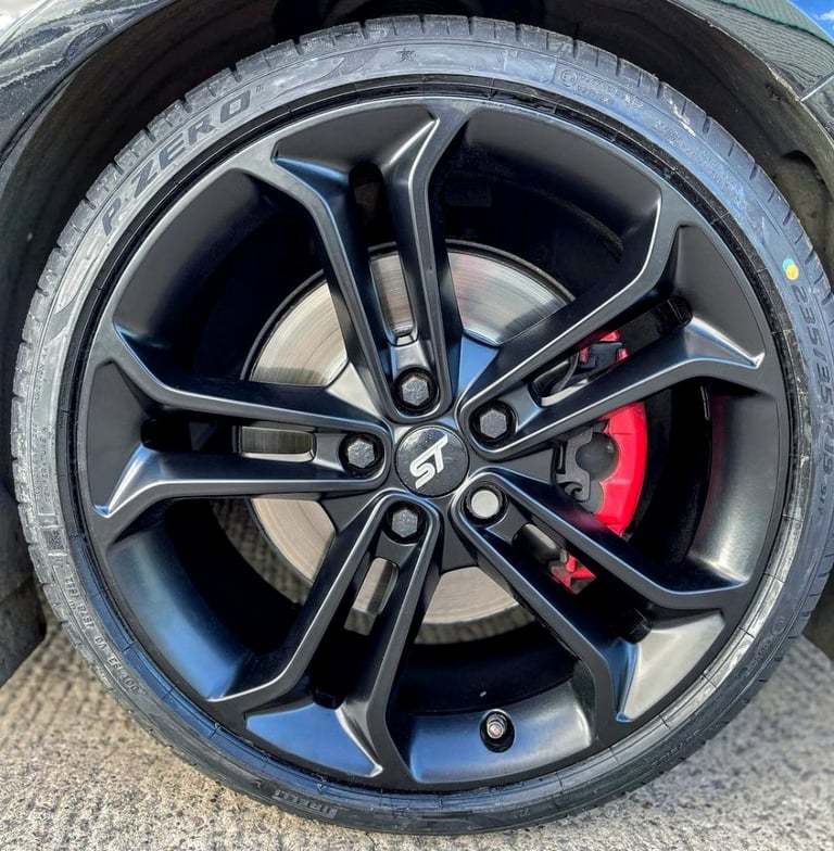 R561BS Swap FORD FOCUS ST 4X 19'' GENUINE 5 TWIN SPOKE SATIN BLACK ALLOY WHEELS