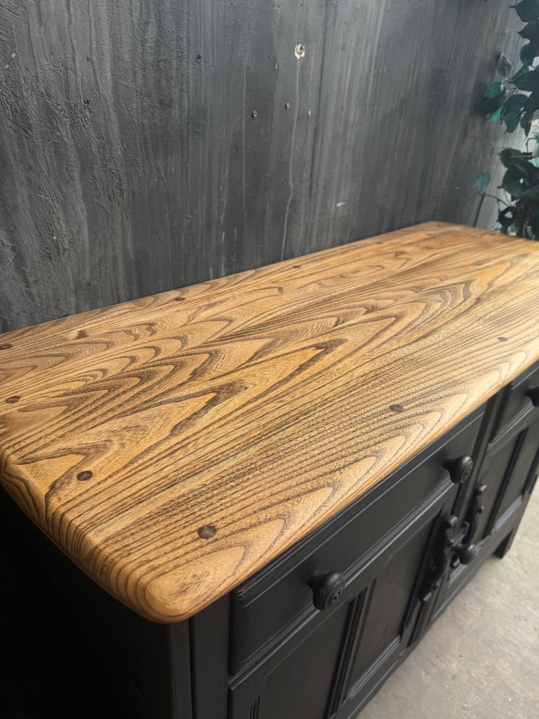 Gothic style mid century sideboard dresser buffet