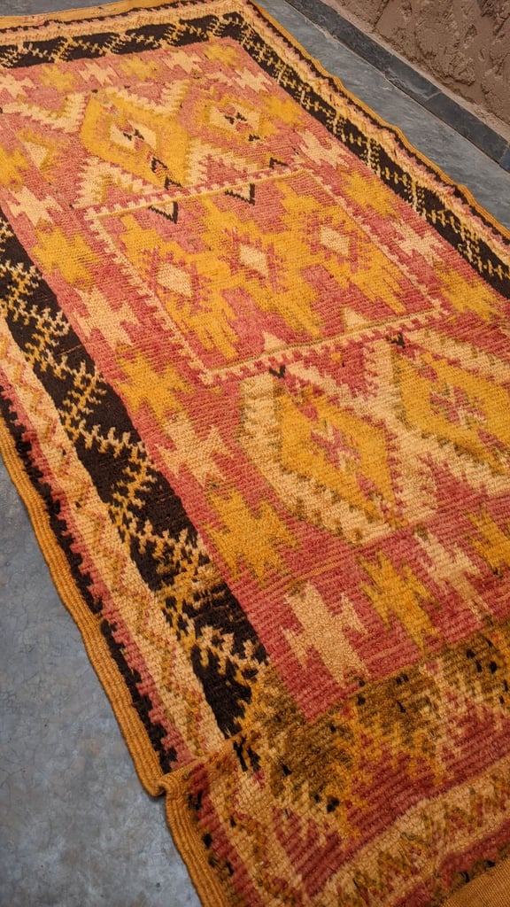 image for silky wool vintage rug 250 x 125 cm