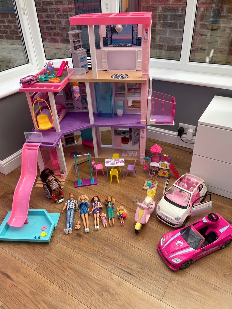 Barbie Doll Bundle  Dream House, Dolls & more!