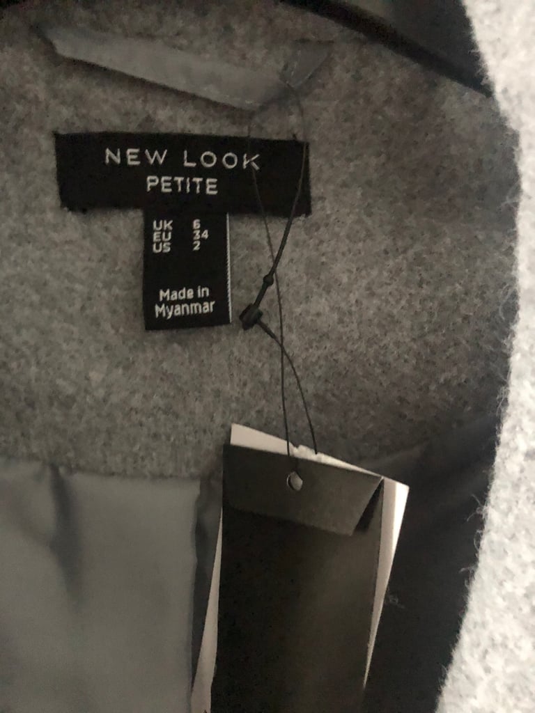 Ladies Grey petite Coat 