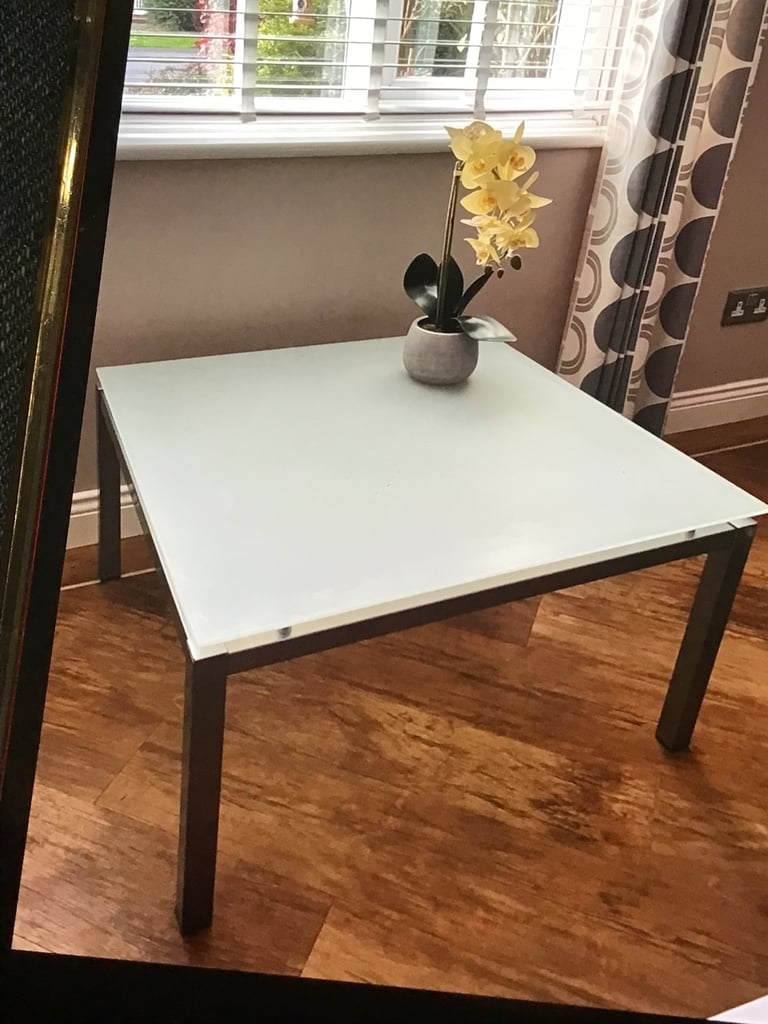 image for Frosted Glass Table