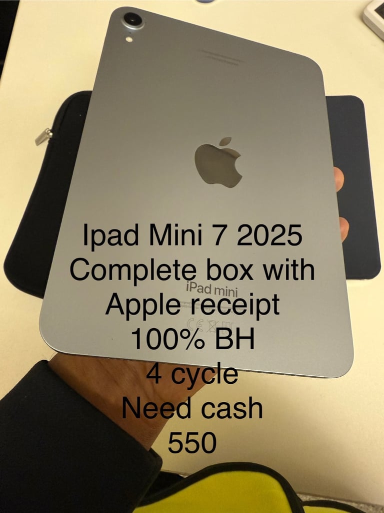 image for Apple Ipad mini 7 256GB 2025