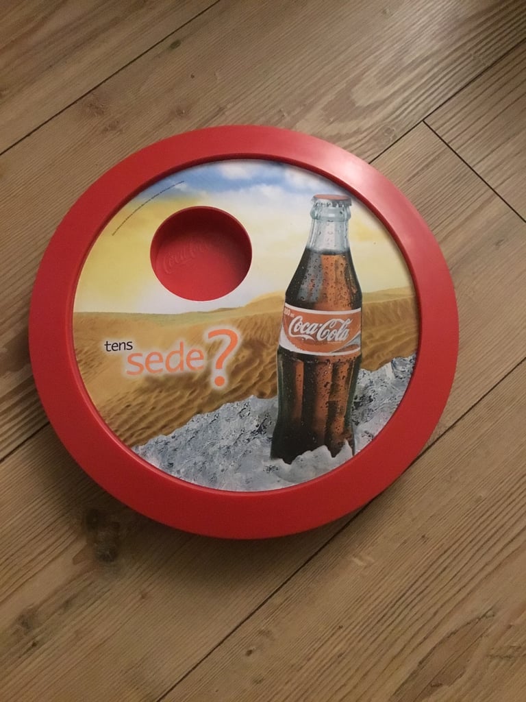 image for Small coca cola side table 