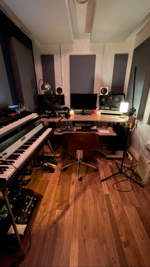 Music Studio for Writing, Recording, Podcast