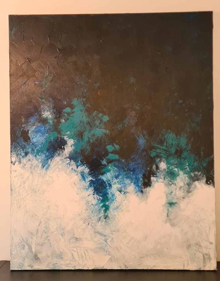 image for Oil painting on canvas, 152 x 122cm