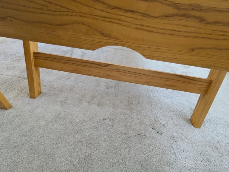 Light Oak Single Bed/Trundle Bed