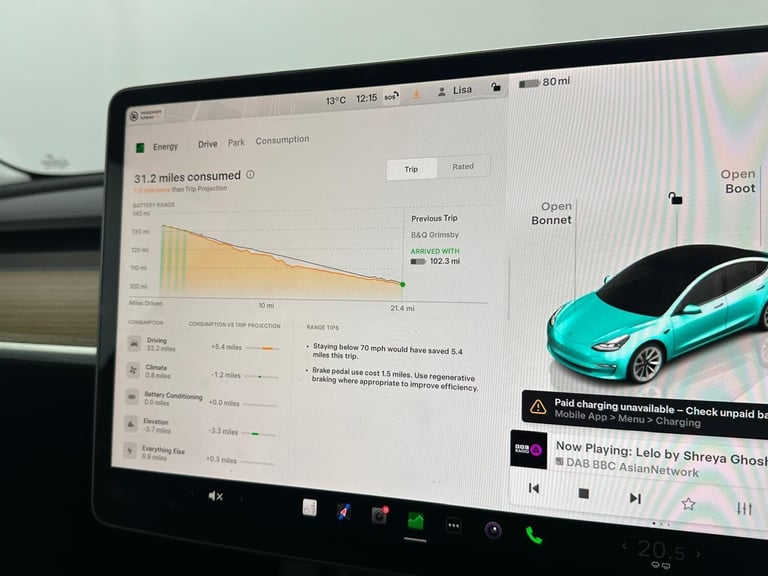 2023 Tesla Model 3 Auto RWD 4dr SALOON Electric Automatic