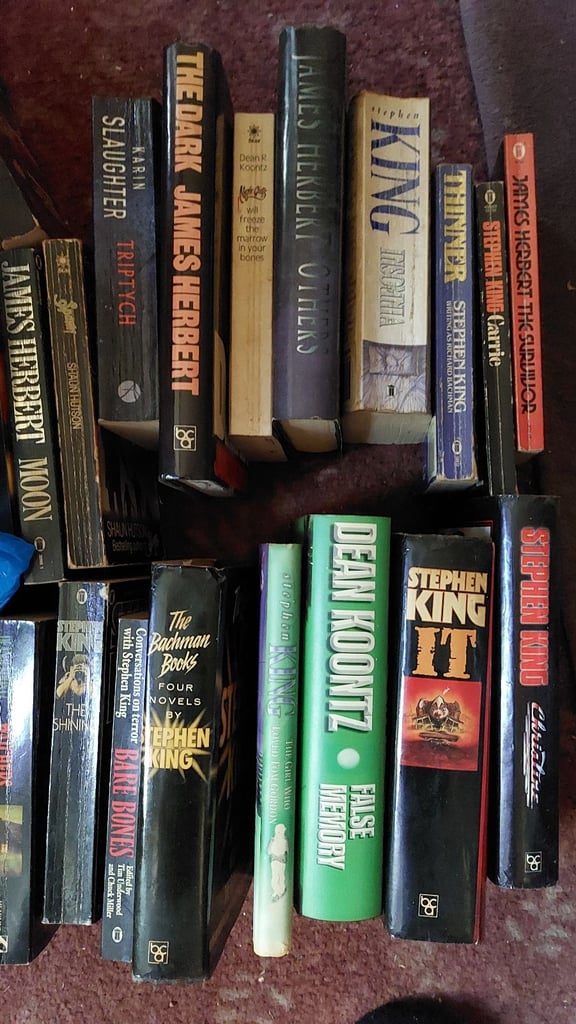 ***Last Chance To Buy*** Lot/Collection of Horror books (about 30) Stephen King mainly. £8 for ALL.