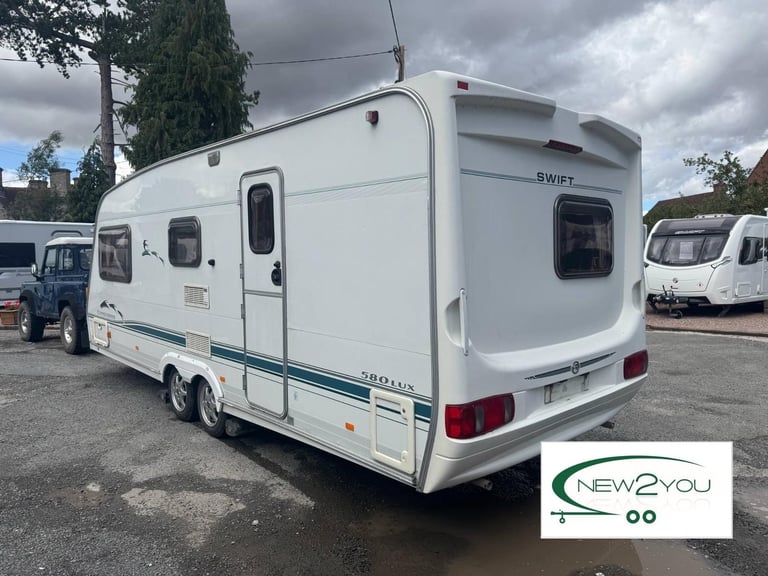 2002 Swift Conqueror 580 LUX 4 Berth Caravan - STOCK E187