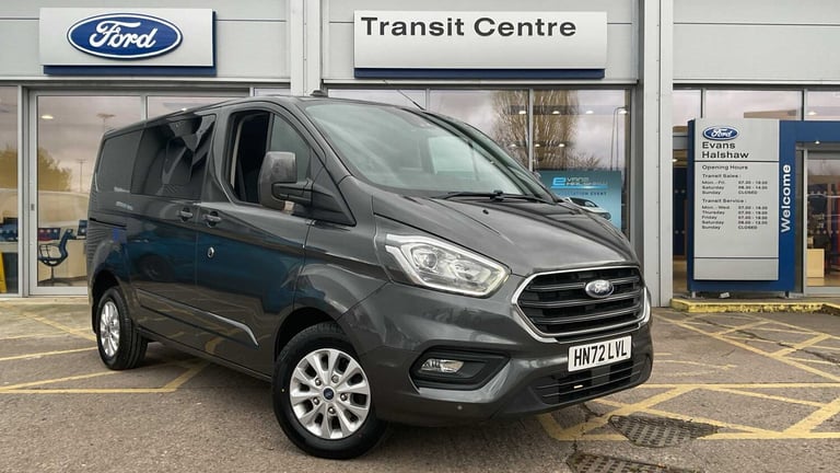 2022 Ford Transit Custom 2.0 EcoBlue 170ps Low Roof D/Cab Limited Van Auto Other Diesel Automatic