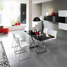 Calligaris Magic Dining table / Coffee Table / Extendable / Black Glass / Chrome Legs