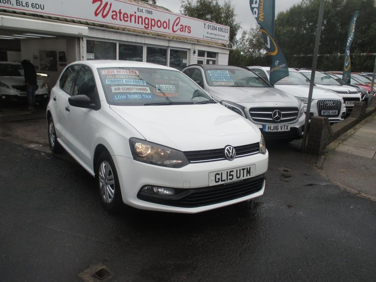 2015 Volkswagen Polo 1.0 BlueMotion Tech S Euro 6 (s/s) 5dr (A/C) HATCHBACK Petrol Manual