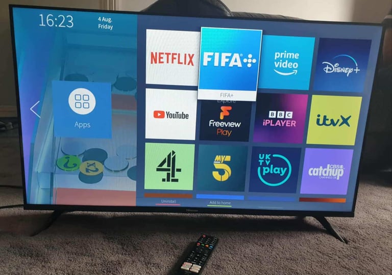 Smart 39inch Hisense Tv WiFi, YouTube,  Netflix builtin 
