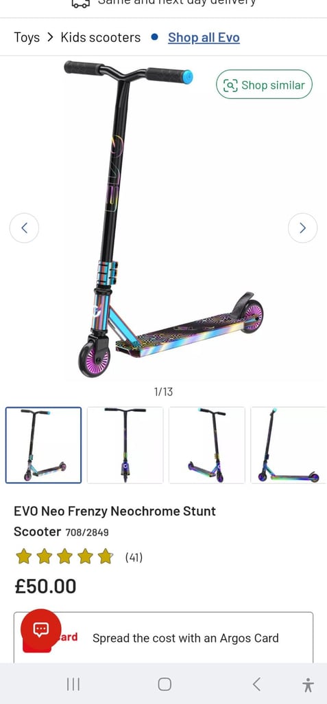 Evo stunt scooter 