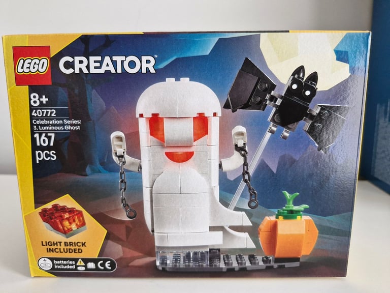 image for Lego Light Up Halloween Luminous Ghost NEW 