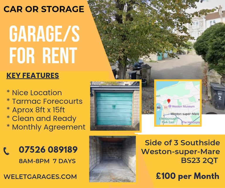 image for Garage to rent Car or Storage wsm
