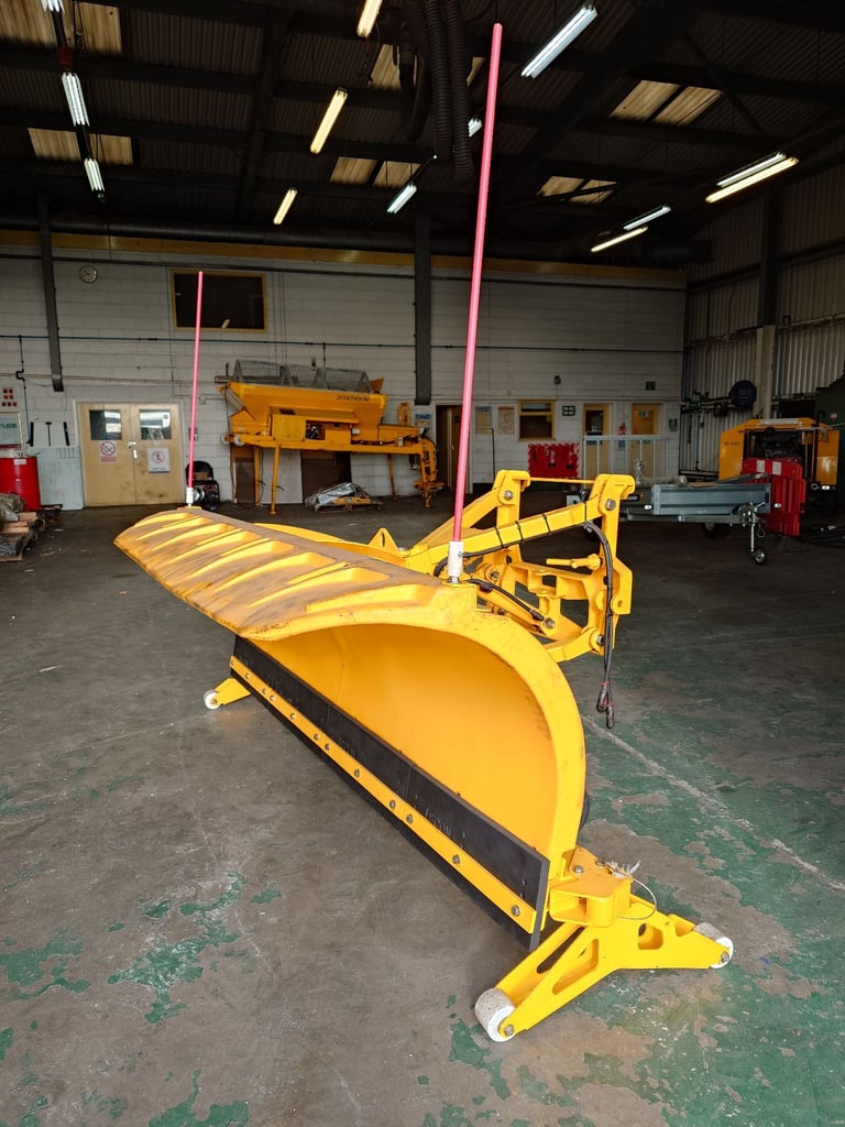2017 Econ Snow Plough For Truck Telehandler Tractor c/w storage frame