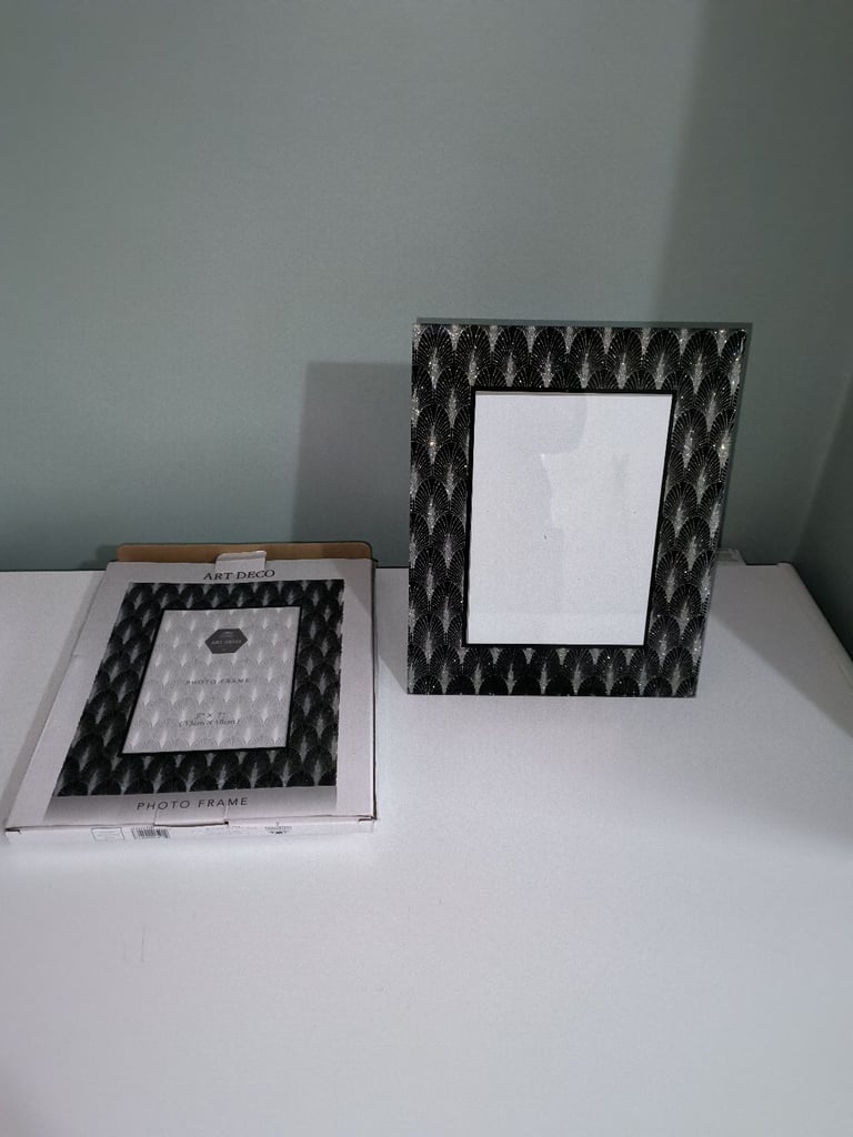 Glass photo frame 