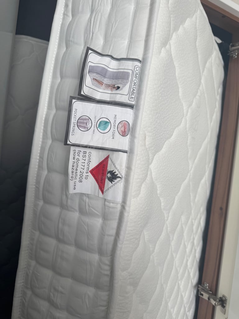 Two single mattresses