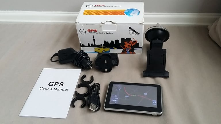 Car Satellite Navigation System with UK & European Maps