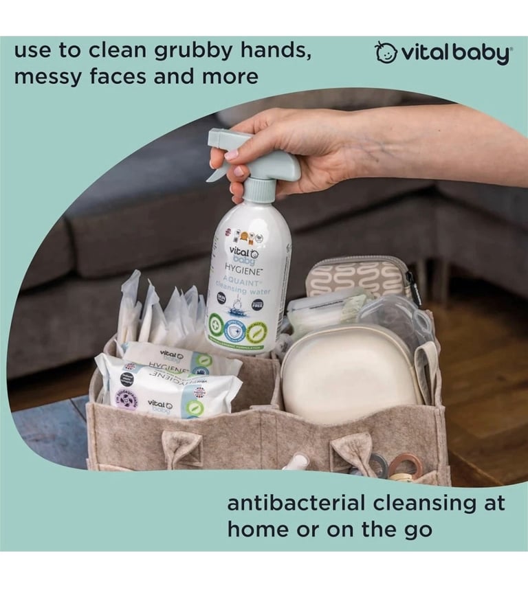 3x Vital Baby Sanitising Spray 500ml | Antibacterial 