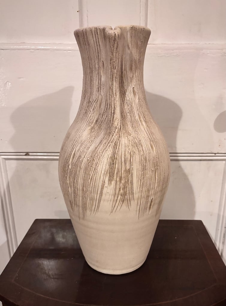 Stylish decorative ceramic vase