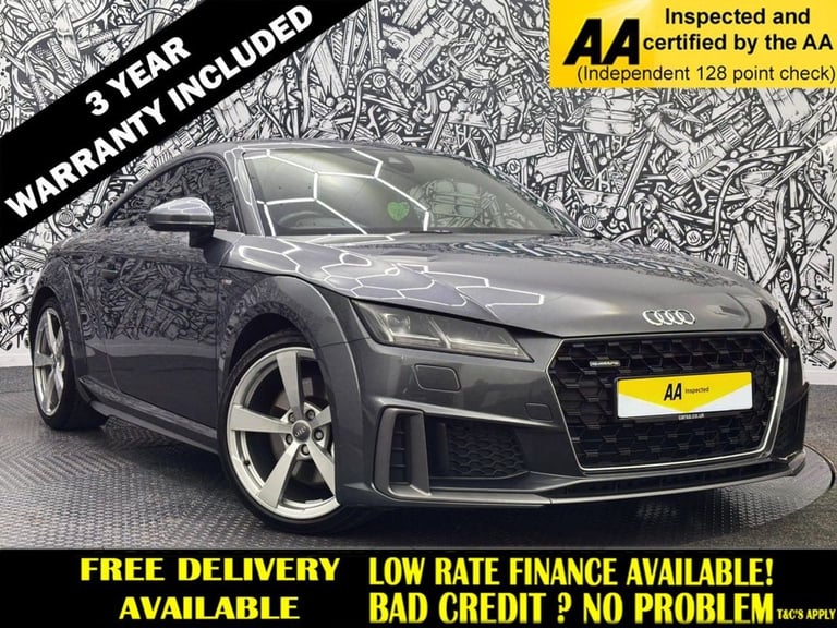 2019 Audi TT 2.0 TFSI 45 Black Edition Coupe 3dr Petrol S Tronic quattro Euro 6 (s/s) (2 Coupe Pe...