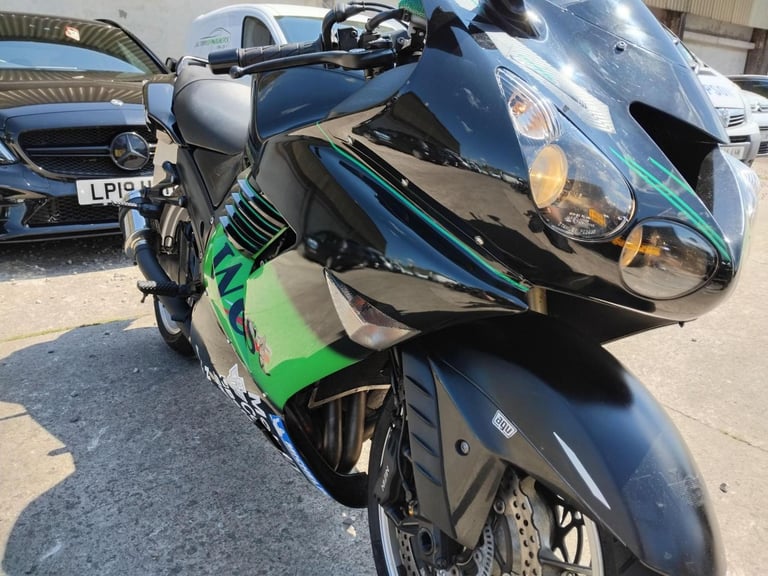 2008 08 KAWASAKI ZX 1400 D8F ABS ZZR1400 BLACK 26k MILES HYPER SPORTS TOURER
