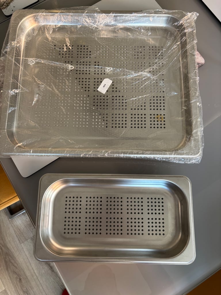 2 x Neff Steam Oven Perforated Trays