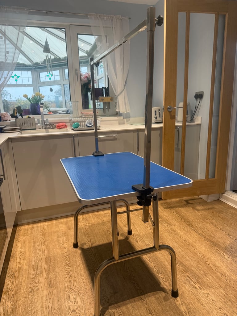 Dog grooming table 