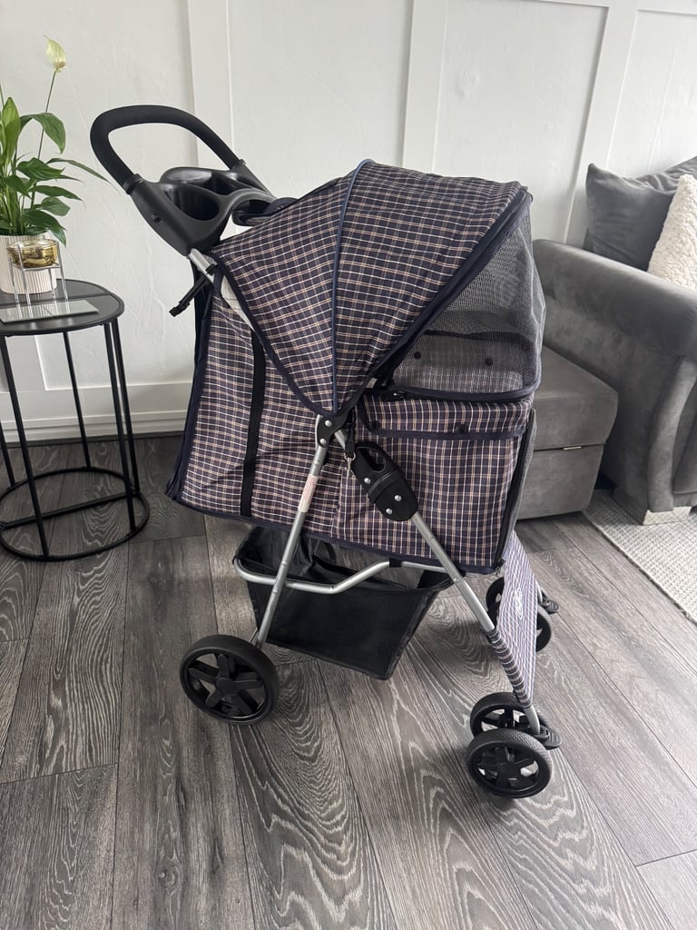 Dog Pram Compact Foldable Puppy Cat Buggy Manchester Stroller