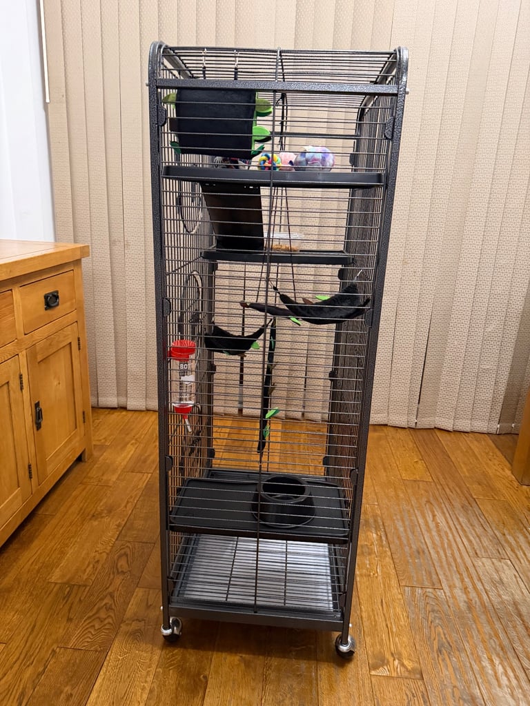 Large Multi-Level Small Animal Cage