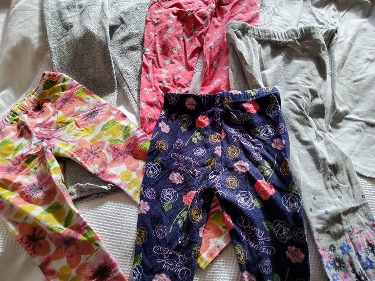 image for Leggings 6 Pairs Girls/Toddlers Age 2-3 Years 