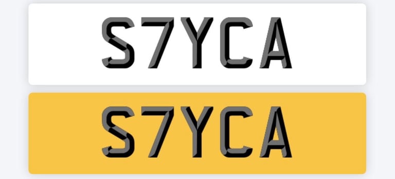 image for S7 YCA private reg number plate SAIQA SAYKA SAICA SAIKA SAIKAH STAYCIE STAYCY.