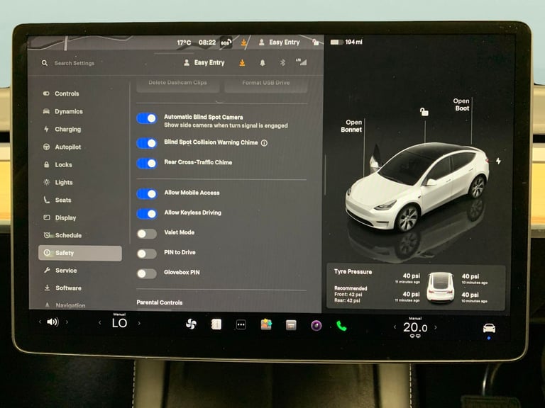 2022 Tesla Model Y (Dual Motor) Long Range SUV 5dr Electric Auto 4WDE (384 bhp) - HEATED STEER Su...