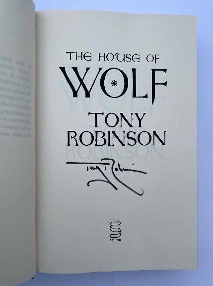 Signed at Cheltenham Literature Festival, Tony Robinson new book