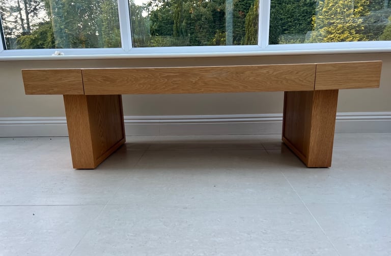 image for Modern coffee table from John Lewis, oak veneer