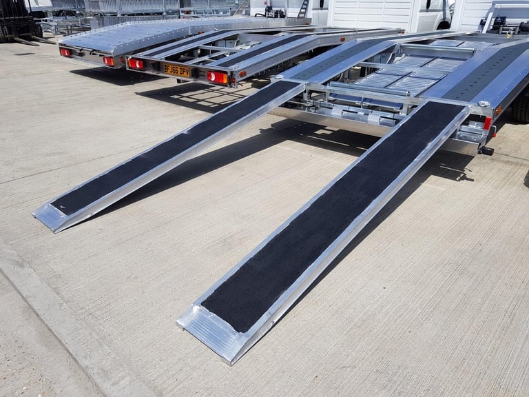 ALUMINIUM RECOVERY TRUCK CAR TRANSPORTER LOADING RAMPS 225cm x 34cm 