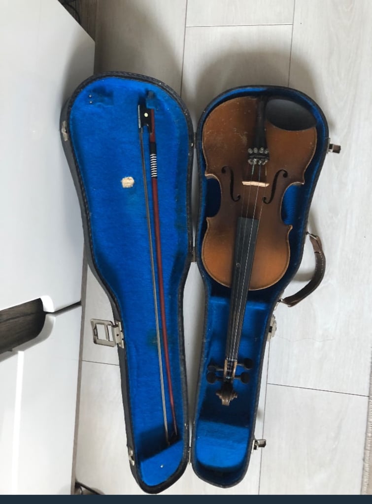 image for genuine (3/5) size Antonius Stradivarius 1713 vintage Violin