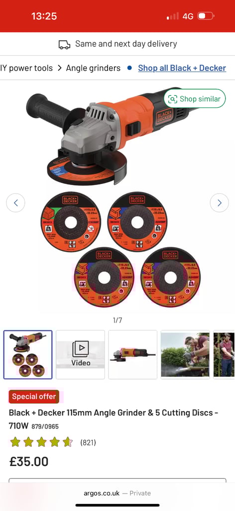 image for Brand New Angle Grinder Never Used (Worth £35)