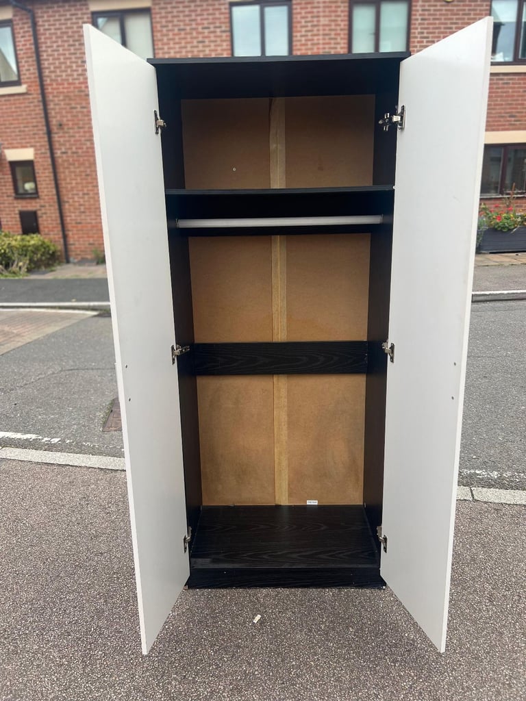 2door wardrobe with shelf (excellent condition)